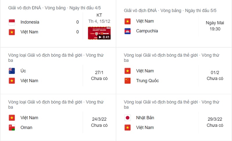 VTV6 phát sóng các trận đấu của ĐT Việt Nam - tường thuật trực tiếp bóng đá hôm nay vtv6