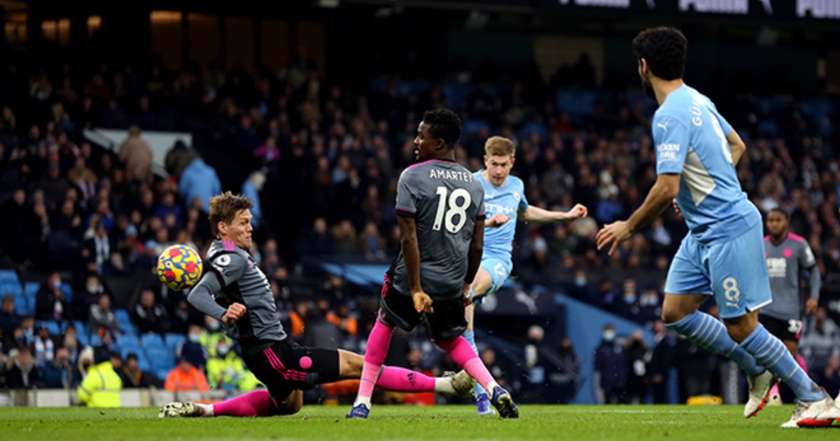 Huỷ diệt Leicester, Man City chạm kỷ lục vô tiền khoáng hậu ở Ngoại hạng Anh