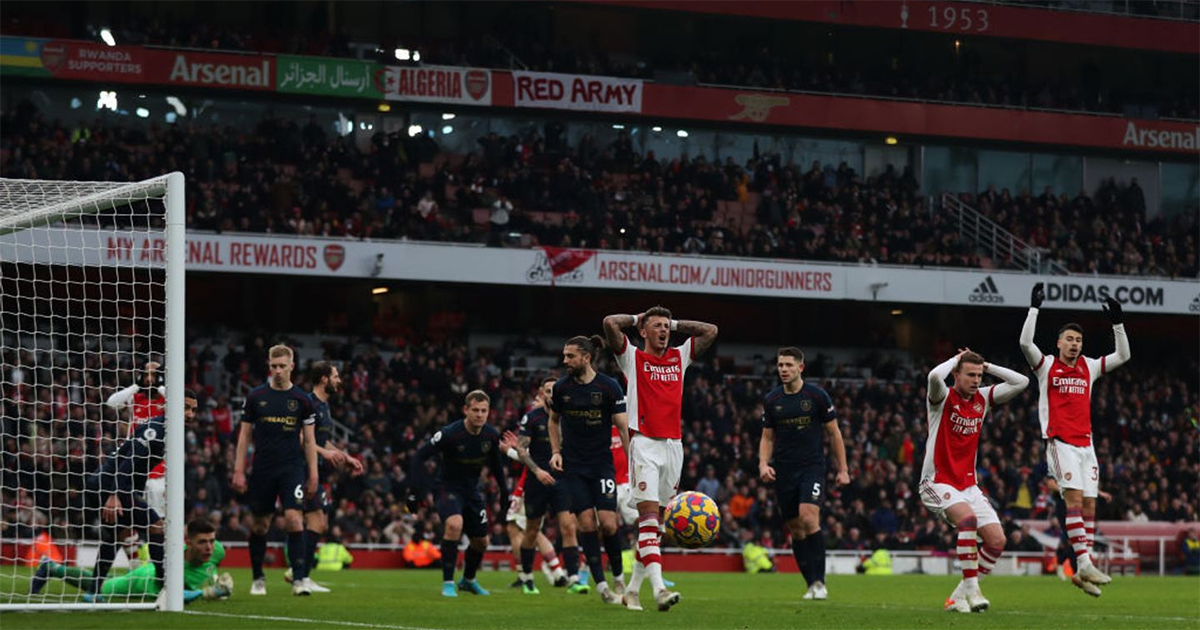 Kết quả Arsenal vs Burnley, 21h ngày 23/1: Pháo Thủ sảy chân đáng tiếc