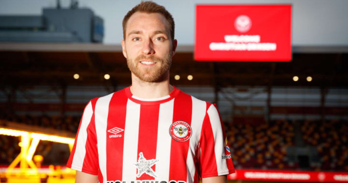 Eriksen quay trở lại Ngoại Hạng Anh trong màu áo Brentford