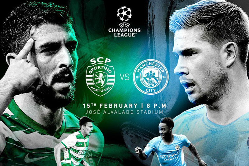 Link xem trực tiếp Sporting CP vs Manchester City, 3h ngày 16/2