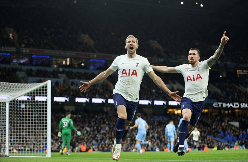 Harry Kane tỏa sáng giúp Tottenham hạ gục Man City