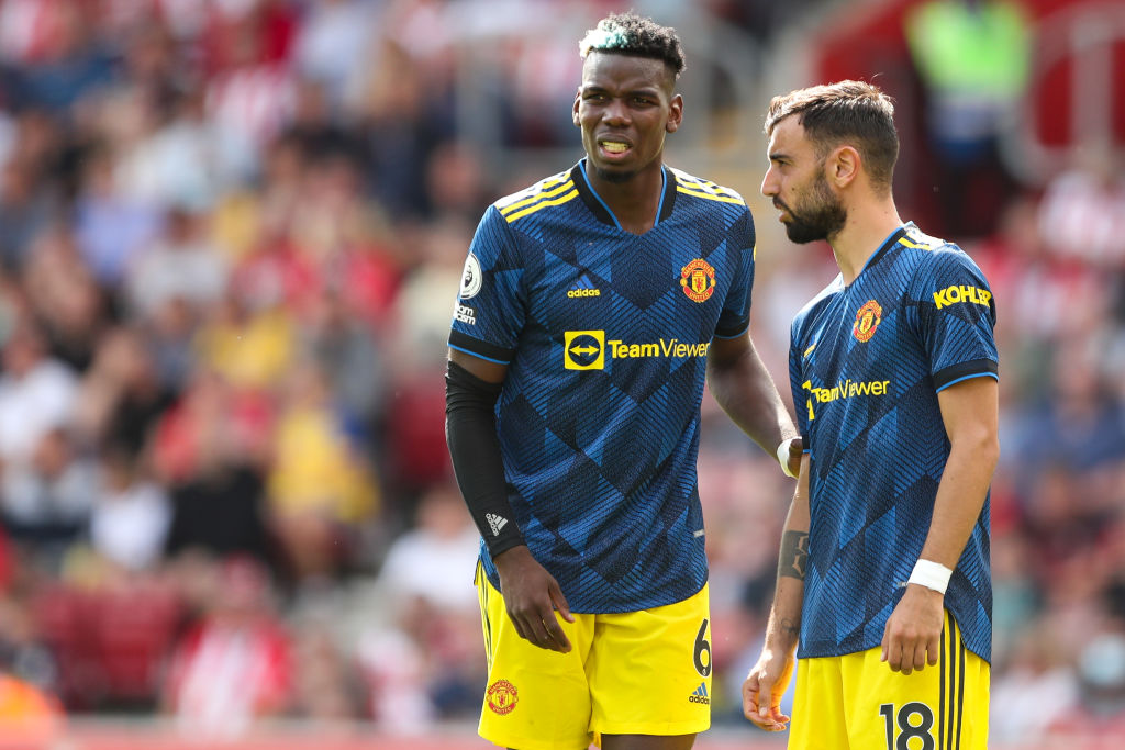 Pogba và Bruno được kỳ vọng sẽ công phá được hàng thủ Southampton