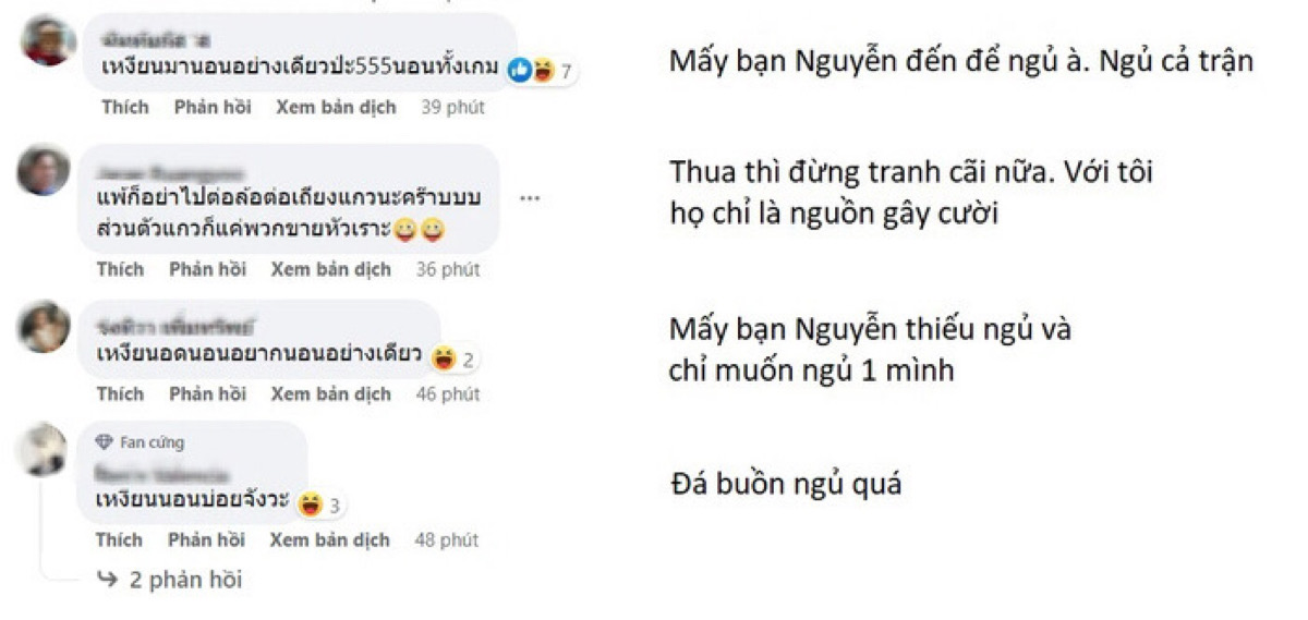 Những bình luận tiêu cực của NHM Thái Lan về U23 Việt Nam