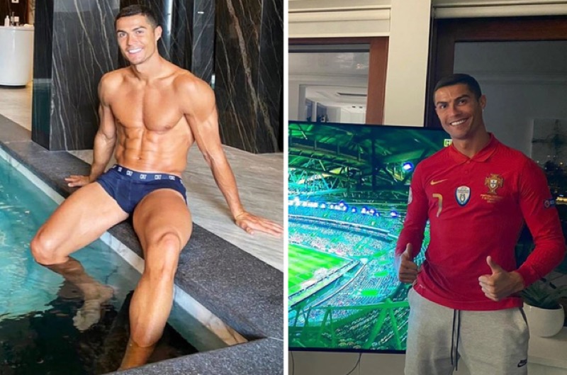 Mới đây, Ronaldo thu hút sự chú ý của nhiều người hâm mộ khi có hành động livestream táo bạo trên Instagram. 