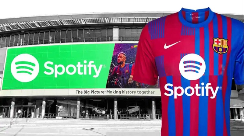 Barcelona hợp tác với Spotify