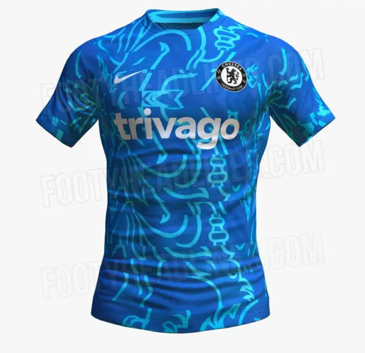 Mẫu áo sân khách mùa 2022-2023 của Chelsea