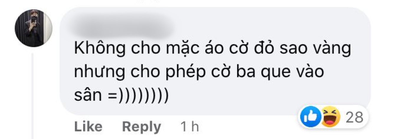 Một CĐV Việt Nam bình luận 