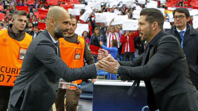 Chỉ Pep Guardiola vs Diego Simeone từng đối đầu, mối liên hệ duy nhất của cặp đấu Man City vs Atletico Madrid
