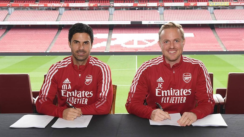 Arteta và Jonas gia hạn hợp đồng với Arsenal