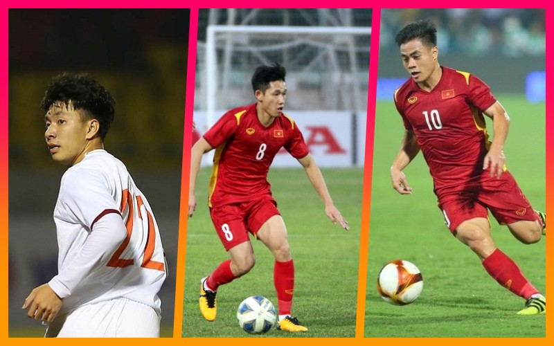 Ba tiền vệ trung tâm Huỳnh Công Đến, Lý Công Hoàng Anh và Nguyễn Hai Long