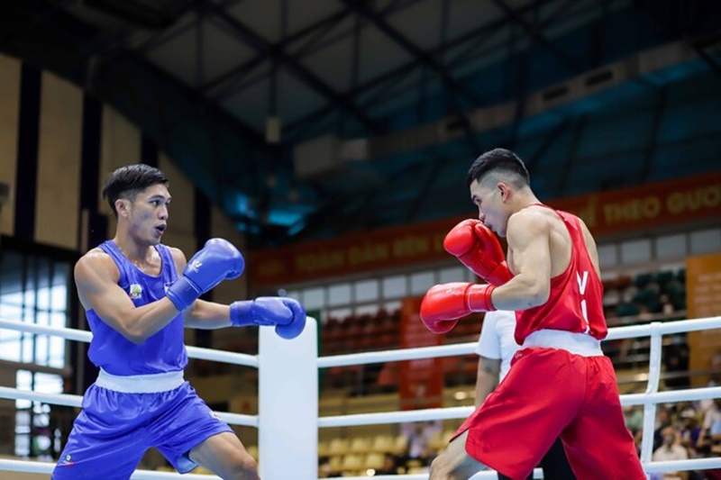 Các trận boxing diễn ra ở Bắc Ninh