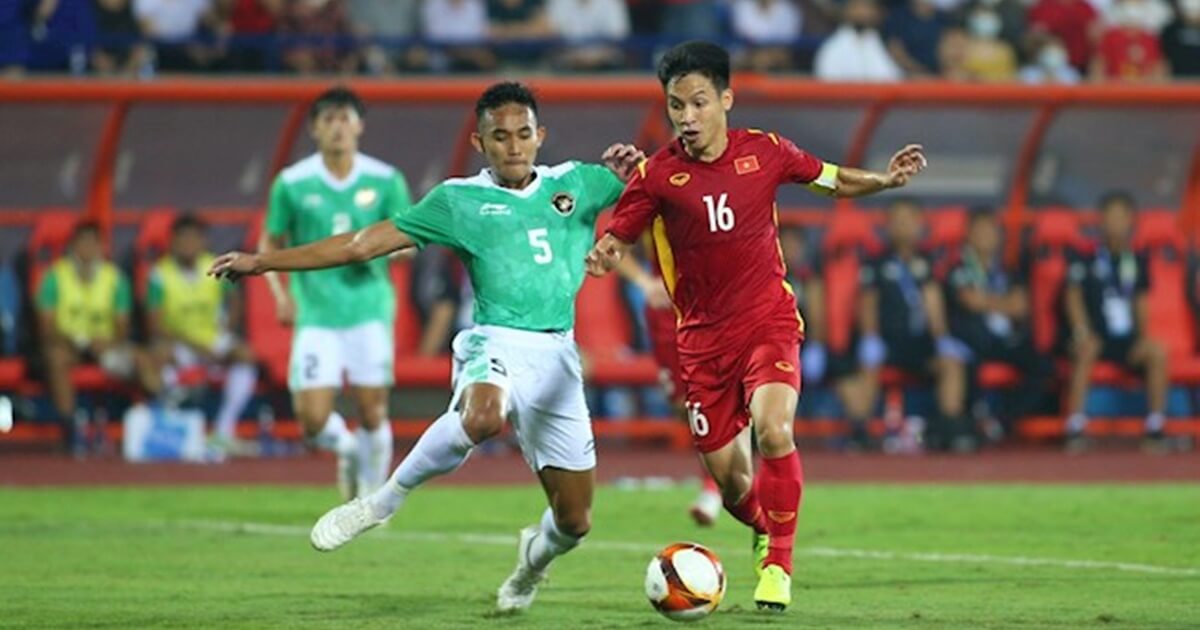 U23 Việt Nam với siêu phẩm đánh gục U23 Indonesia