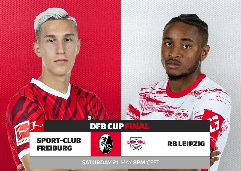 Freiburg và RB Leipzig quyết đấu cho danh hiệu Cúp Quốc gia Đức