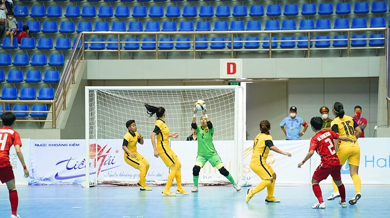 Futsal Nữ Malaysia thua trận dễ dàng trước Futsal Nữ Thái Lan