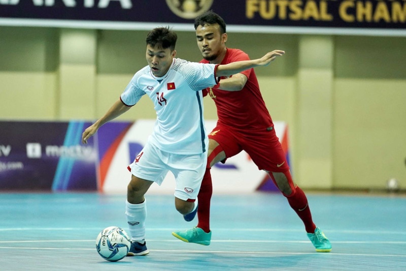 Futsal Việt Nam sẽ gặp futsal Indonesia ở trận ra quân