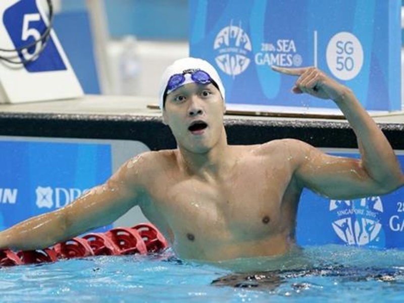 Quý Phước từng đạt tiêu chuẩn B tham dự Olympic London 2012 ở cự ly 100 mét bơi bướm
