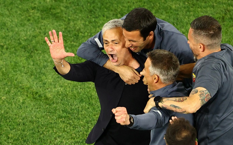 Mourinho đã có 5 lần đăng quang ở cúp châu Âu