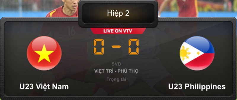 Kết quả U23 Việt Nam vs U23 Philippines 19h ngày 8/5