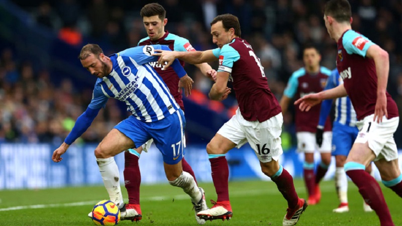 Lịch sử đối đầu Brighton vs West Ham