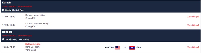 U23 Malaysia và U23 Lào chạm trán ở bảng B