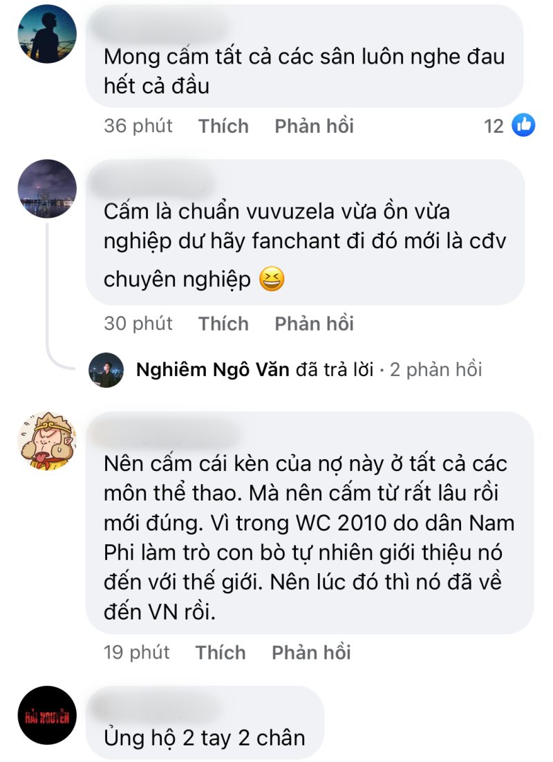 Nhiều khả năng nếu U23 Việt Nam vào chung kết SEA Games 31, kèn Vuvuzela sẽ tiếp tục bị cấm