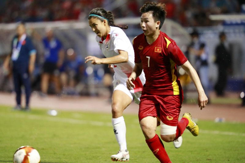 Kết quả đội tuyển nữ Việt Nam vs đội tuyển nữ Philippines: Tuyết Dung gây ra nhiều khó khăn cho hành lang cánh đội bạn