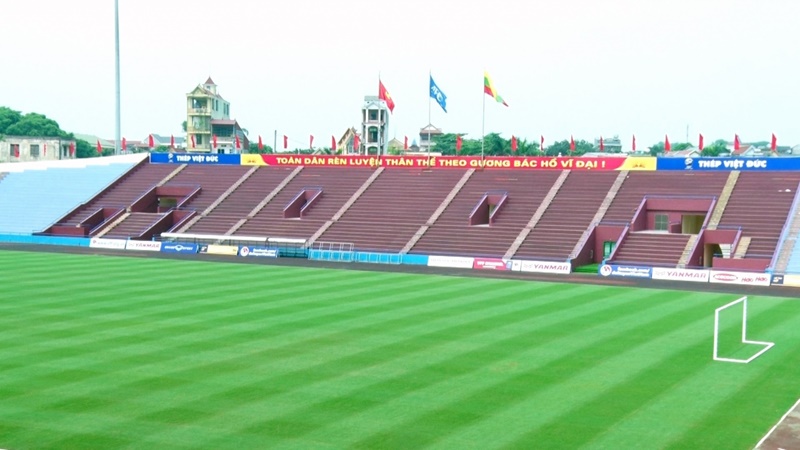 Sân đấu Việt Trì sẵn sàng tổ chức trận mở màn của U23 Việt Nam