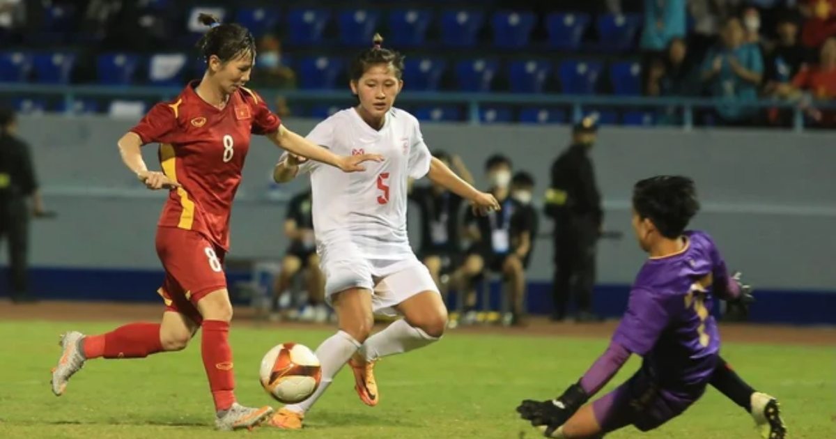 Pha bóng "đẳng cấp Messi" đáng tiếc nhất của tuyển nữ Việt Nam vs nữ Myanmar | Hình 13