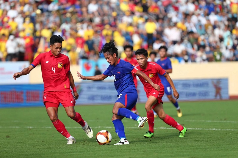 U23 Campuchia đang chơi ngày càng tiến bộ