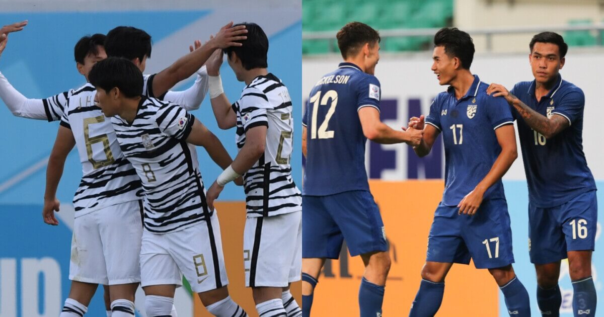 Lịch sử đối đầu U23 Hàn Quốc vs U23 Thái Lan