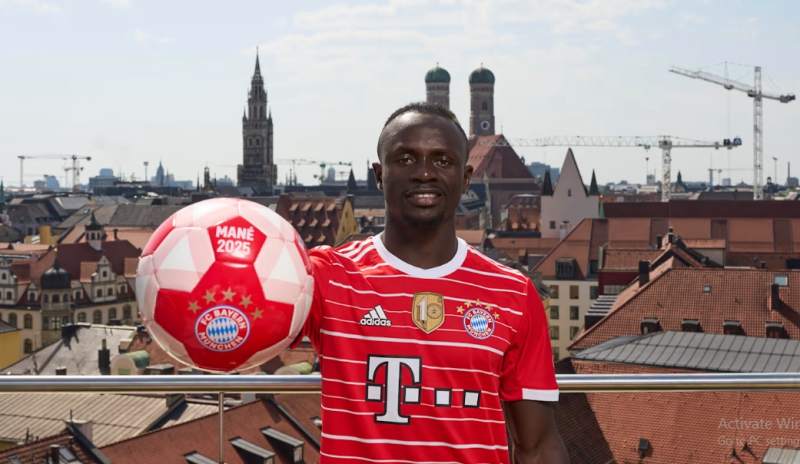 Ngôi sao Saido Mane đầu quân cho Bayern Munich