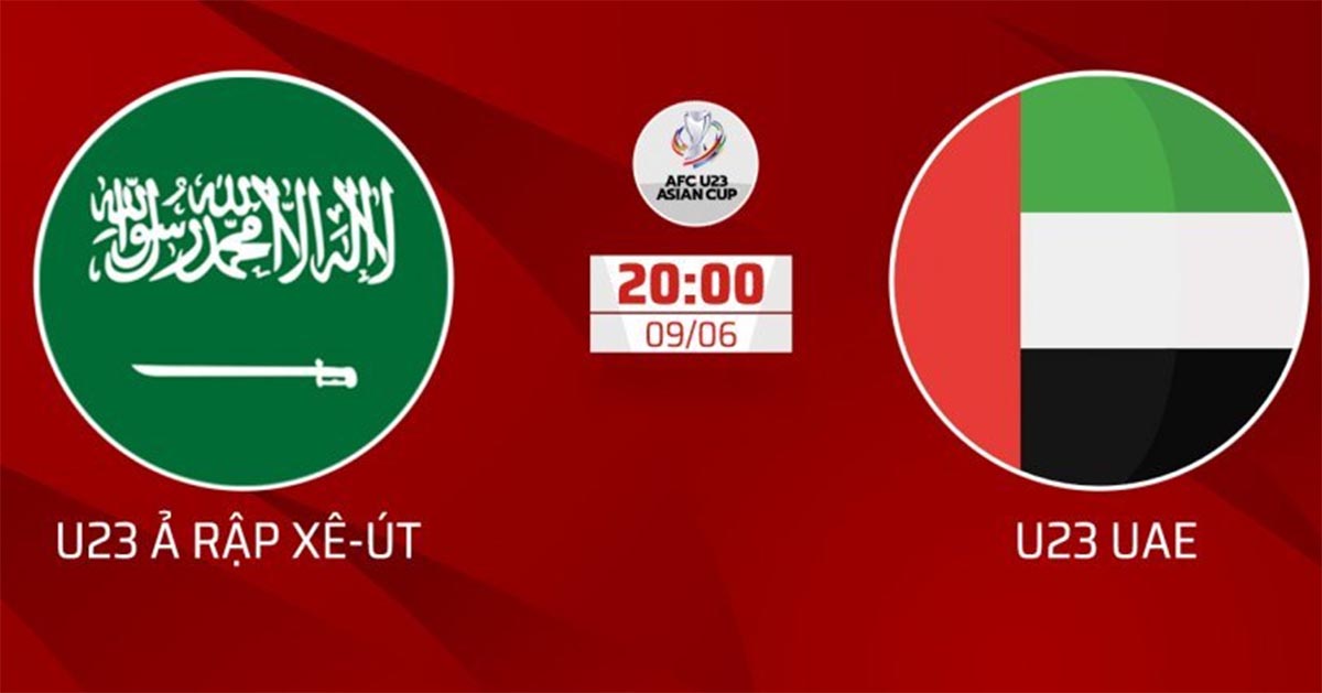 Nhận định soi kèo U23 Ả Rập Xê Út vs U23 UAE, 20h ngày 9/6 | Nations League | Hình 1