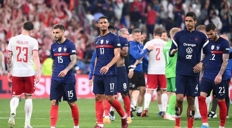 Tuyển Pháp vừa thua sốc trước tuyển Đan Mạch ngay trên sân nhà