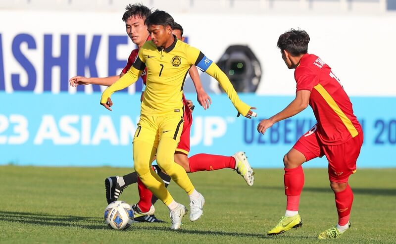 U23 Malaysia thua cay đắng trước U23 Việt Nam
