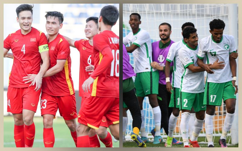U23 Saudi Arabia đối diện với U23 Việt Nam