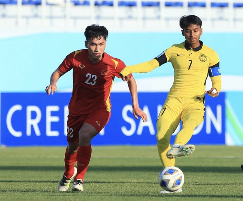 Kết quả U23 Việt Nam vs U23 Malaysia: U23 Việt Nam kiểm soát thế trận