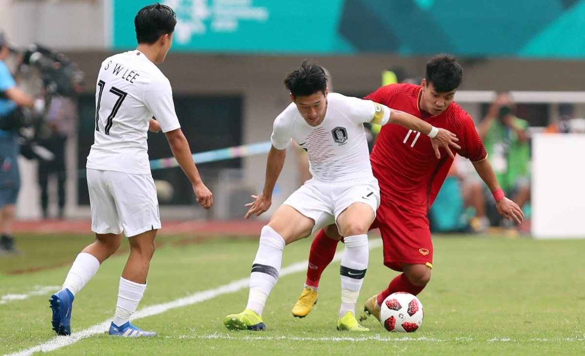 Lần gần nhất U23 Việt Nam đấu U23 Hàn Quốc có sự hiện diện của Son Heung-min