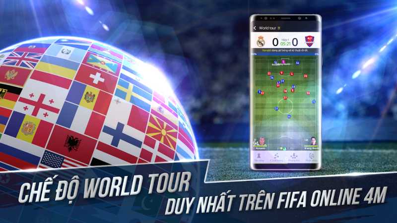 Chế độ WorldTour độc quyền trên FIFA Online 4 M by EA SPORTS™