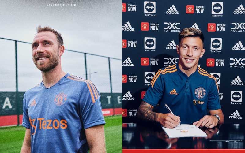 Christian Eriksen và Lisandro Martínez là hai chữ ký mới nhất của Manchester United hè 2022