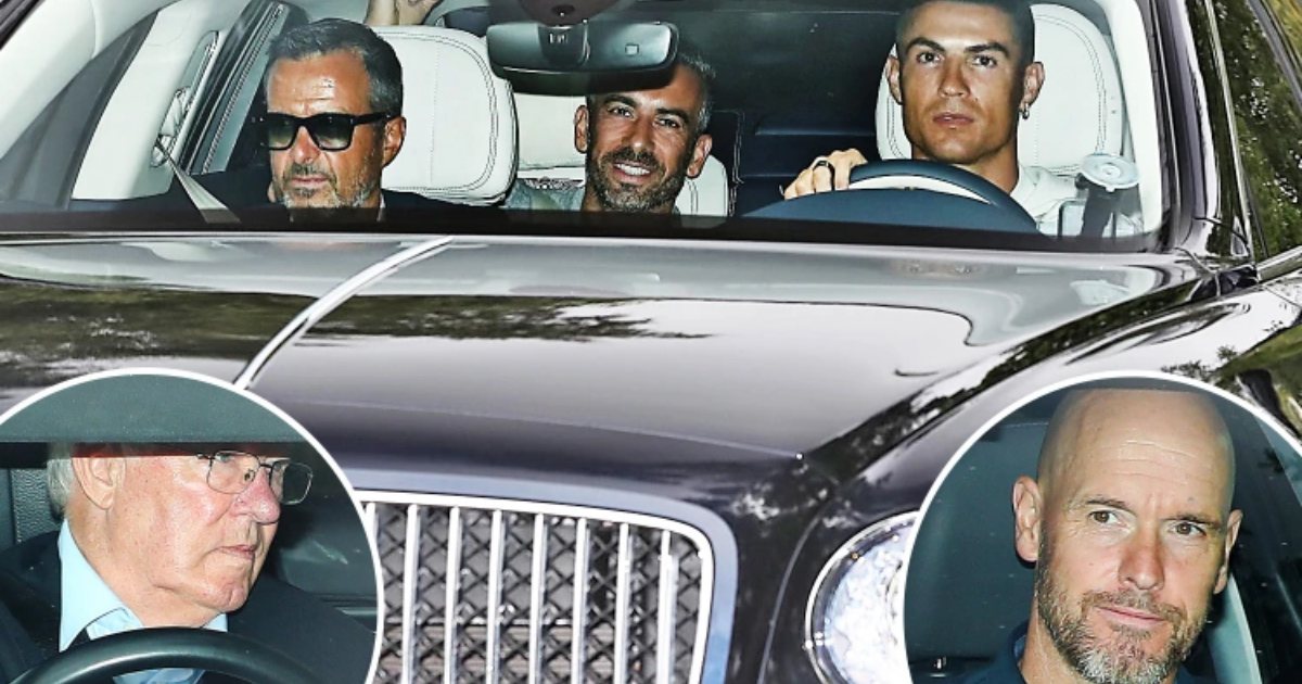 NÓNG: Cristiano Ronaldo trở lại Carrington, có cả Sir Alex và Erik ten Hag