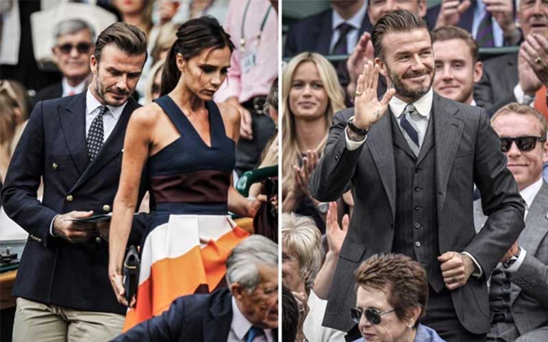 David Beckham cùng vợ dự các sự kiện thể thao danh tiếng của làng banh nỉ