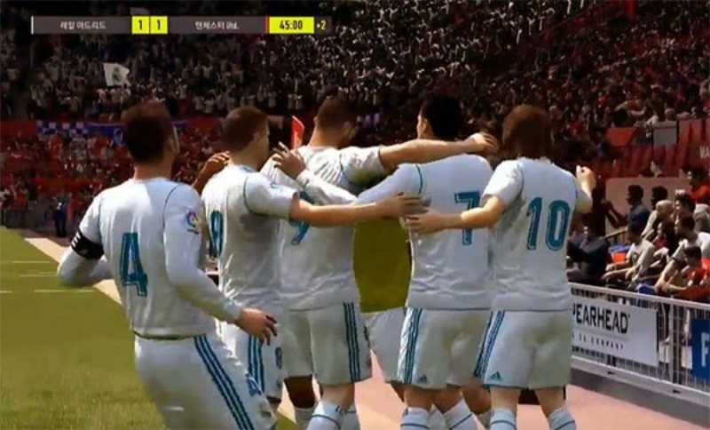Hình ảnh ăn mừng bàn thắng trong FIFA Online 4