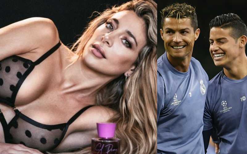 James Rodriguez và Cristiano Ronaldo từng dính nghi vấn gạ gẫm Maria Sol Pérez