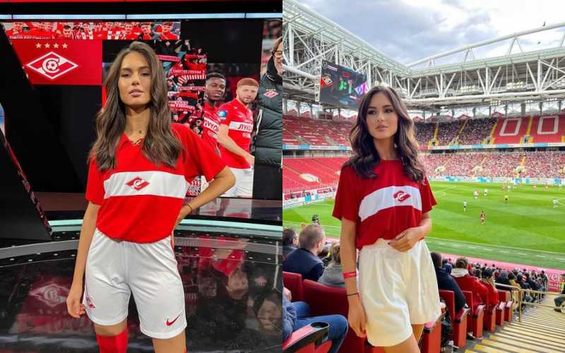 Kamilya Kharisova là fan cứng của Spartak Moscow