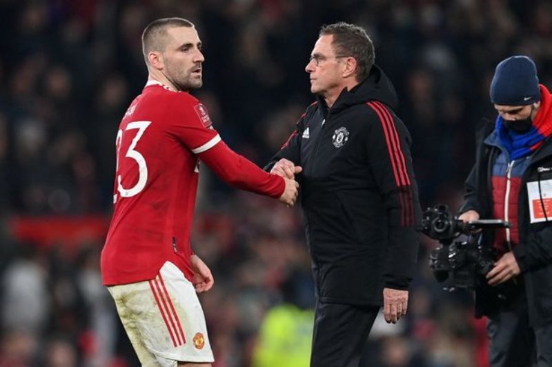 Luke Shaw thất vọng với Ralf Rangnick