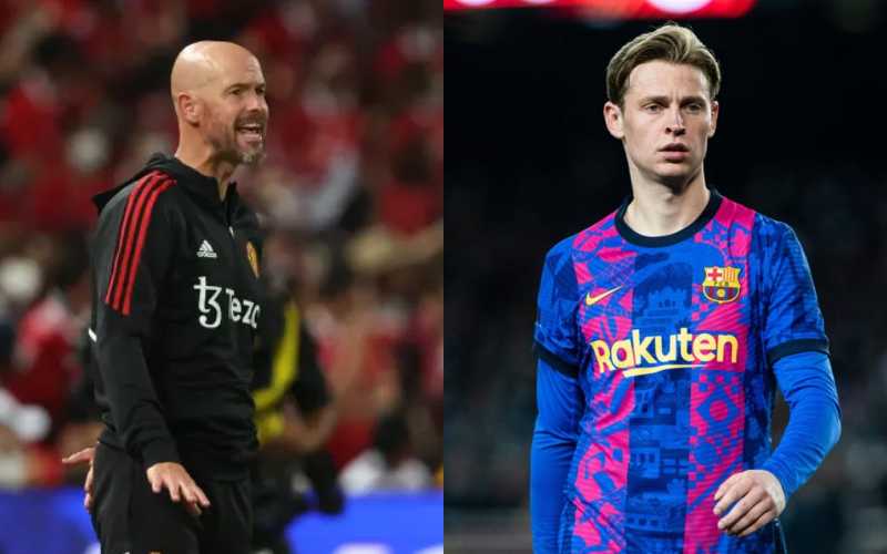 Ngày tái hợp của Frenkie de Jong và Erik ten Hag không còn xa nữa