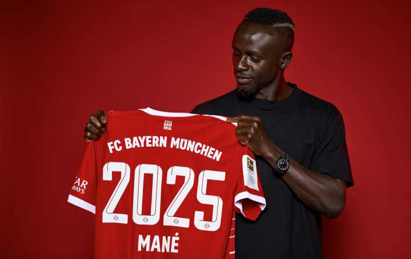 Sadio Mane đã chính thức đầu quân cho Bayern Munich