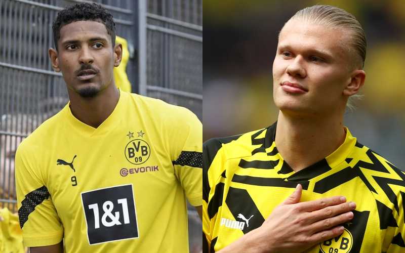 Sebastien Haller được kỳ vọng sẽ thay thế vị trí của Erling Haaland tại Borussia Dortmund