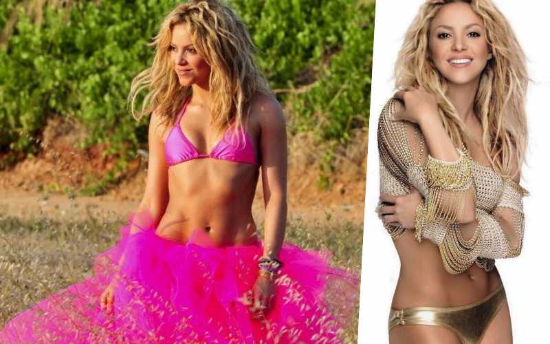 Shakira sở hữu vòng eo đáng mơ ước